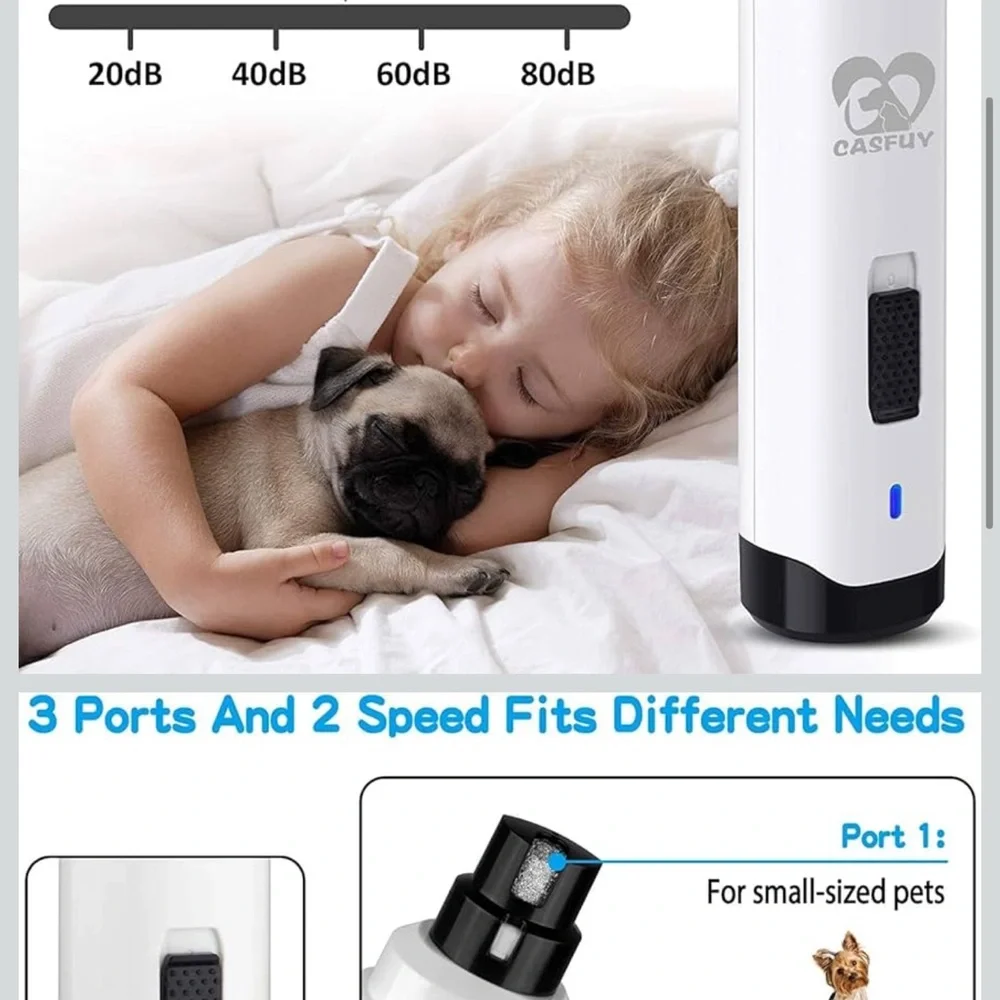 White Pet Nail Grinder